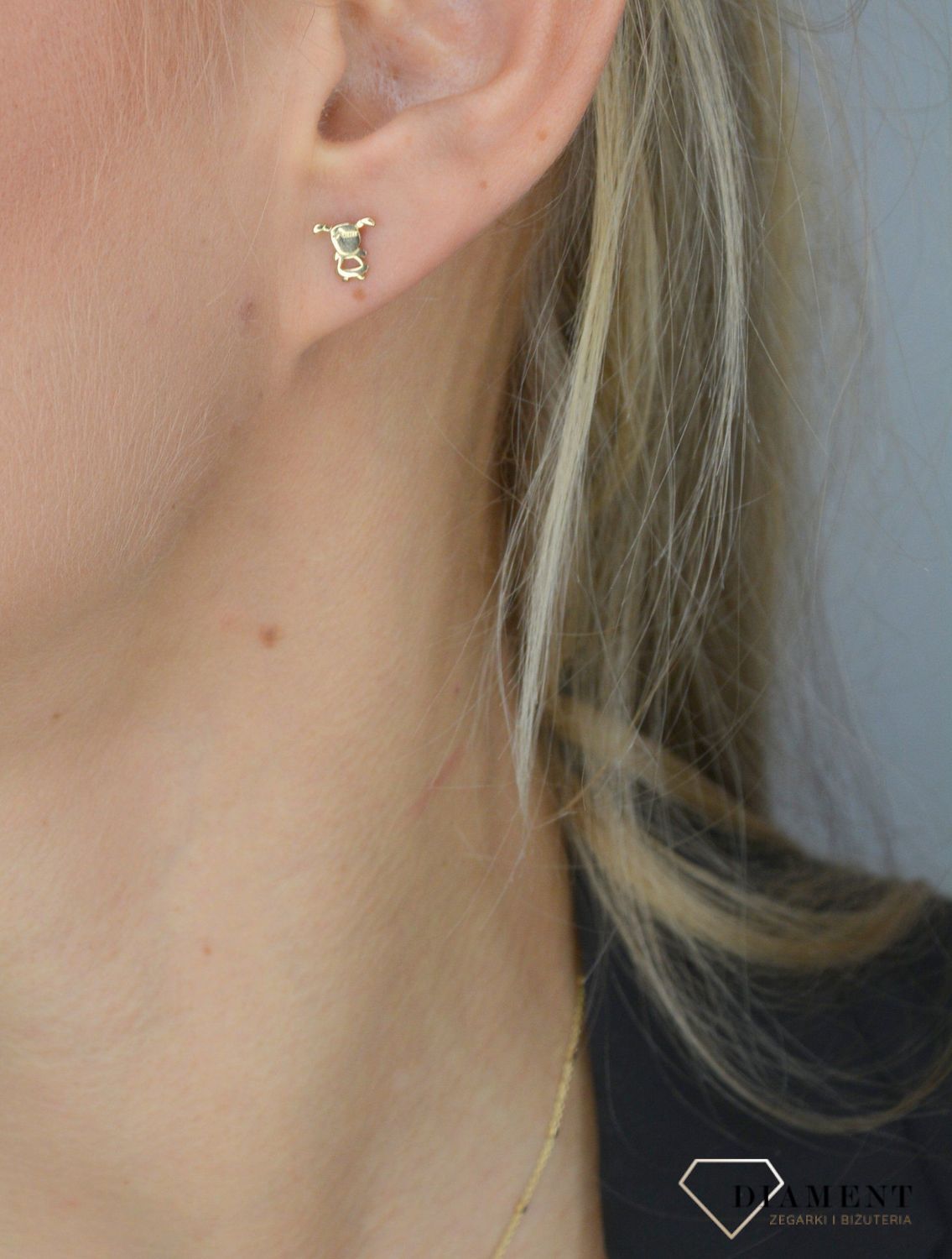 kolczyki złote dzieczynki, dziewczynka KL 7956.jpg